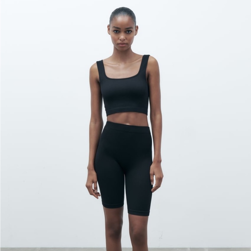Zara black shorts NWT